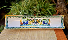 Love Birds Canoe Snack Dish 17.7 in L MultiColors - B