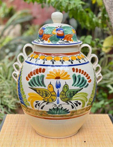Love Birds Decorative Vase Large Gto Jar 16.5