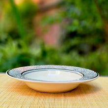 Cereal-Pasta-Soup Bowl Flat Black and White