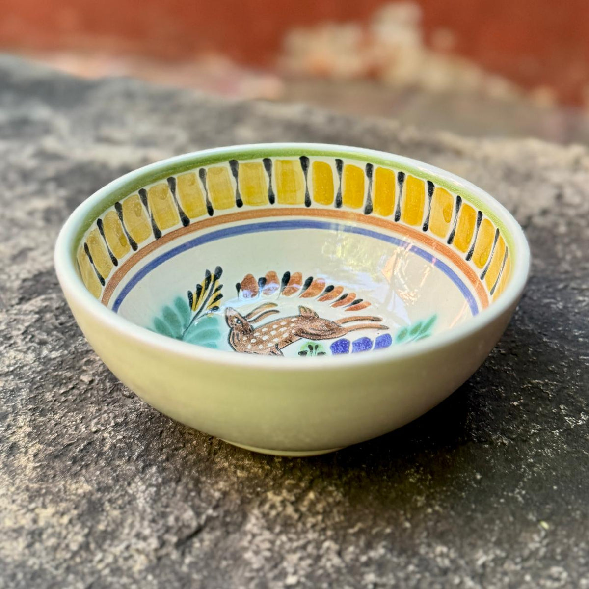 Tazón de sopa/cereal de conejo 16.9 Oz Multicolor 