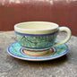 Coffee Cup & Saucer 8 Oz MultiColors II