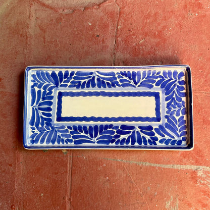 Azúcar y Nata Juego de 3 piezas Hitos Azul y Blanco 