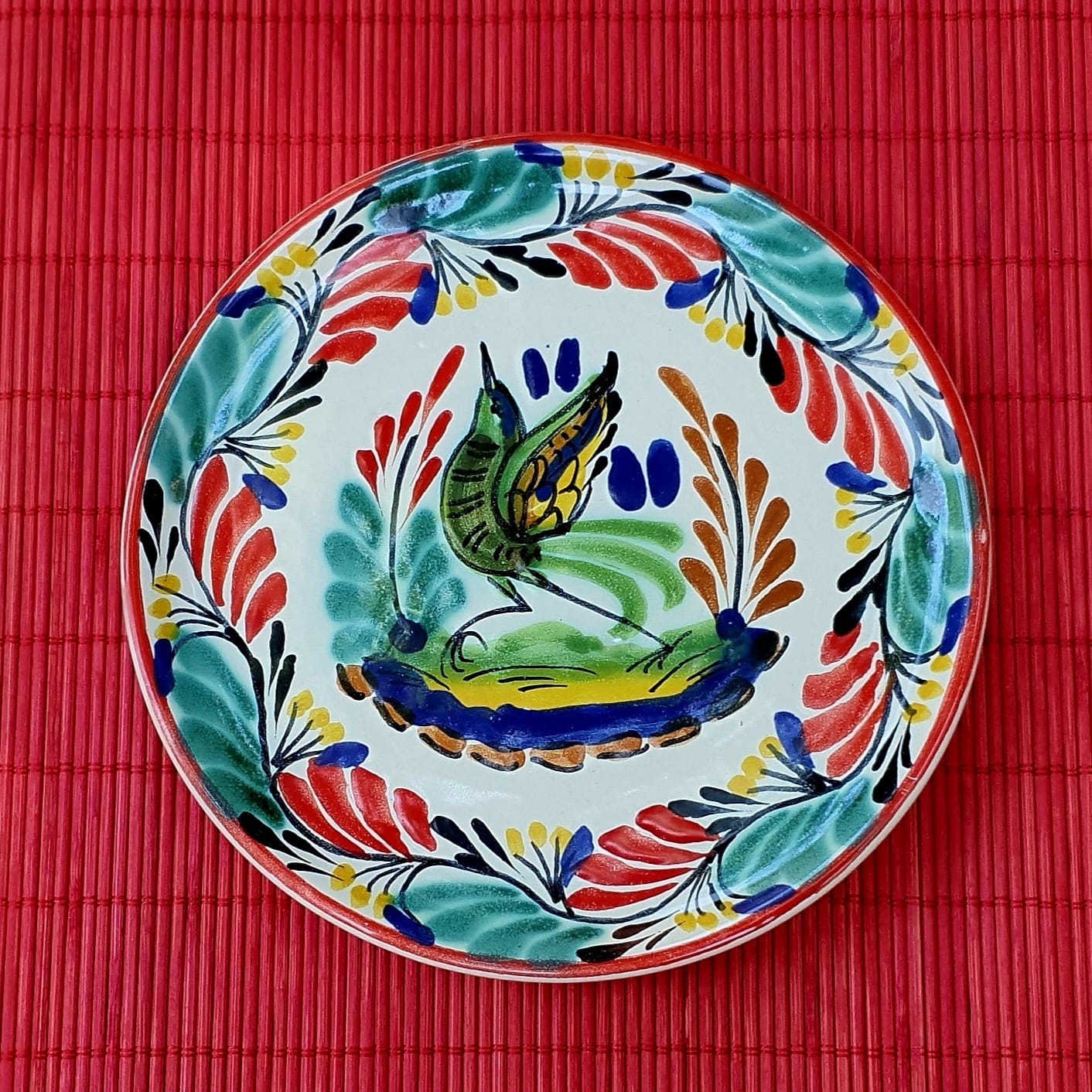 Bird Bread Plate / Tapa Plate 6.3