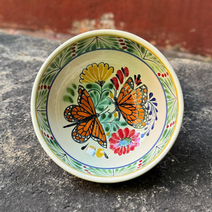Monarch Butterfly Cereal/Soup Bowl 16.9 Oz Multicolor