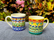 Coffee Mugs Set of 2 Happy Borders