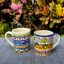 Coffee Mugs Set of 2 Happy Borders