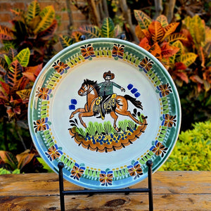 CowBoy Rodeo Deep Round Platters MultiColors