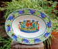 Deer medium oval platter 16.*11.8 in MultiColors