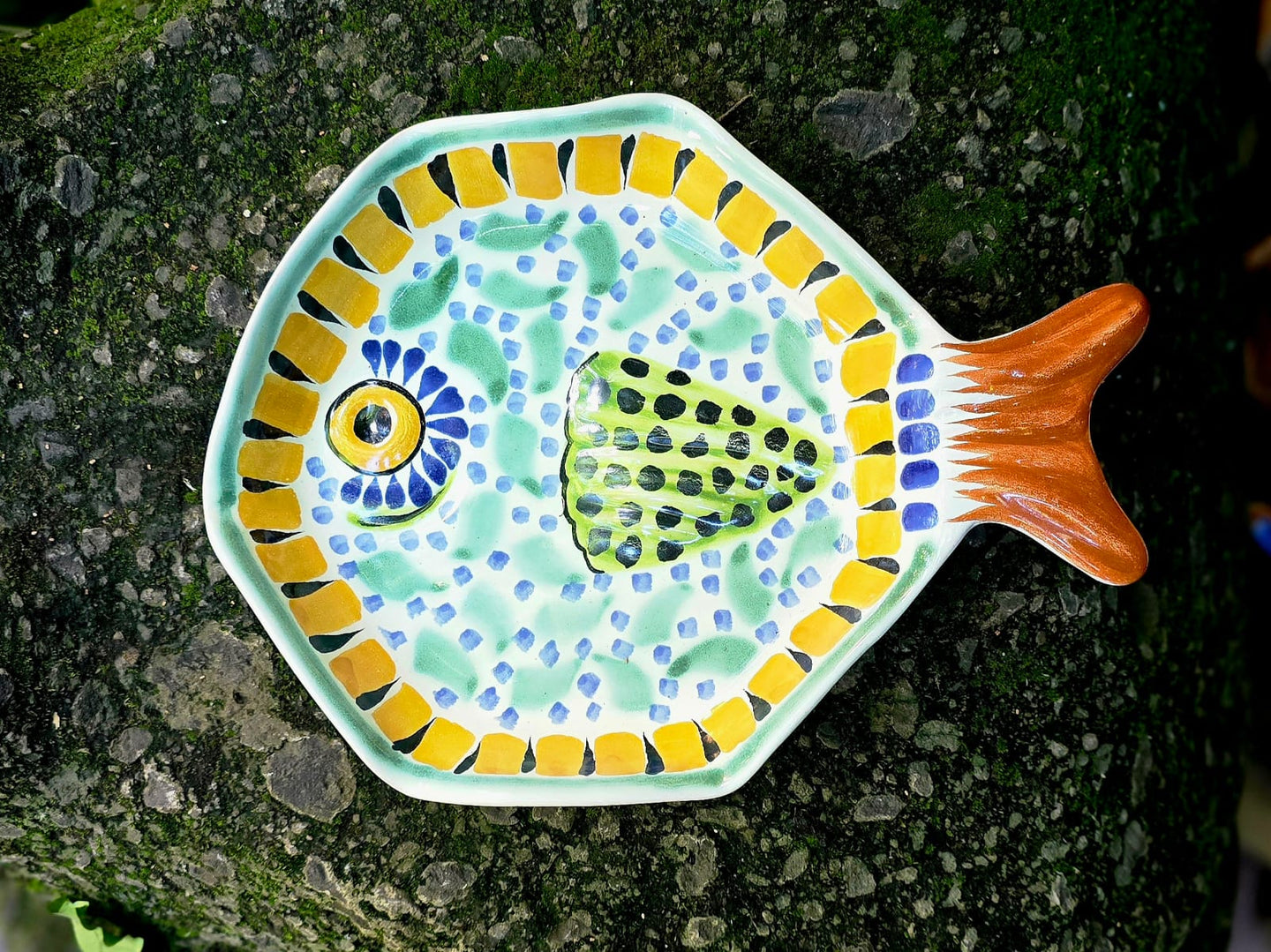 Fish Plate w/tail 7.5*5.5