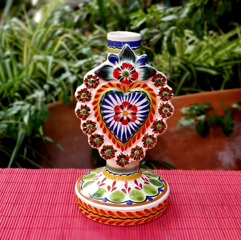mexican-ceramics-flower-heart-