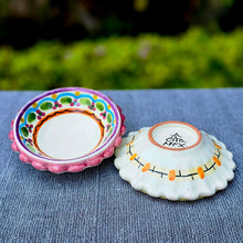 Flower Snack Bowl 5 in D Set of 2 Happy Borders