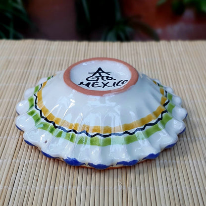 Flower Shape Mini Snack Bowl 5 in D MultiColors