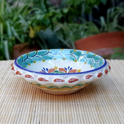 Flower Shape Mini Snack Bowl 5 in D MultiColors