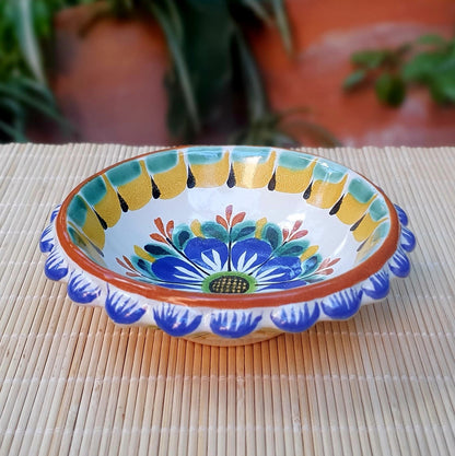 Flower Shape Mini Snack Bowl 5 in D MultiColors