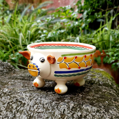 Pig Molcajete Bowl MultiColors