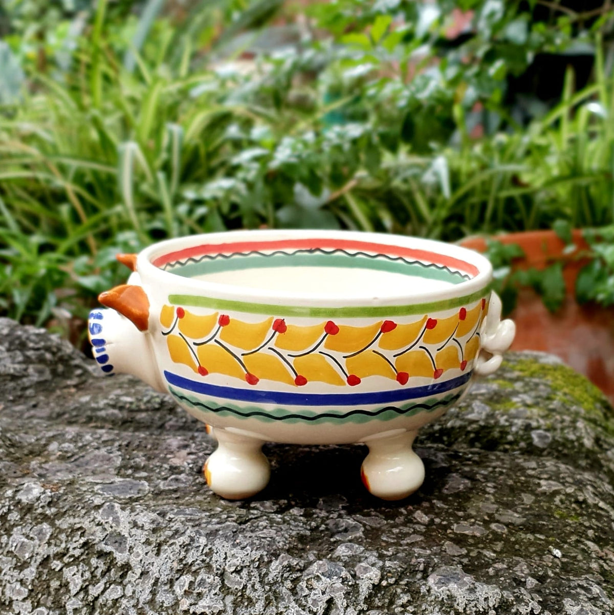 Pig Molcajete Bowl MultiColors