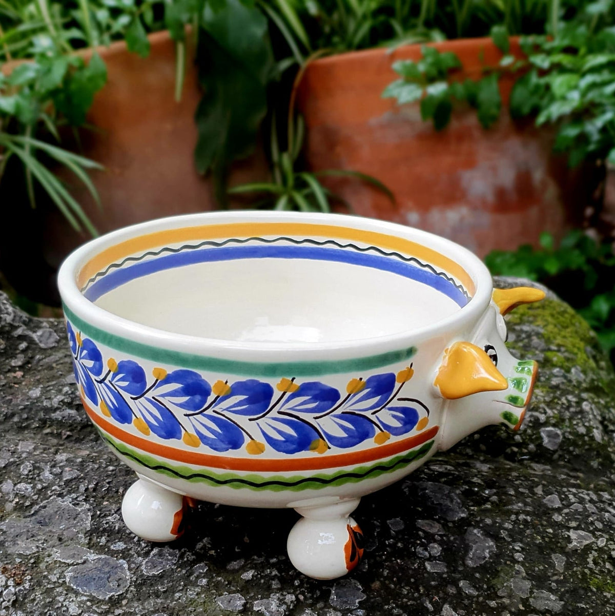 Pig Molcajete Bowl MultiColors