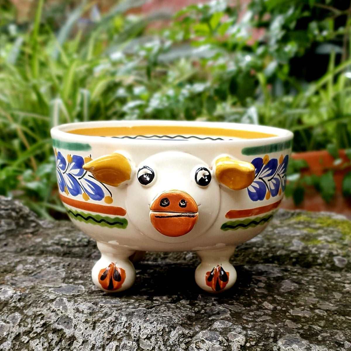 Pig Molcajete Bowl MultiColors