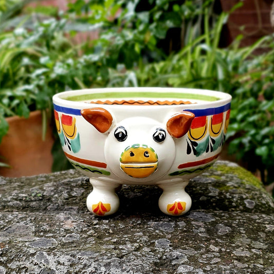 Pig Molcajete Bowl MultiColors