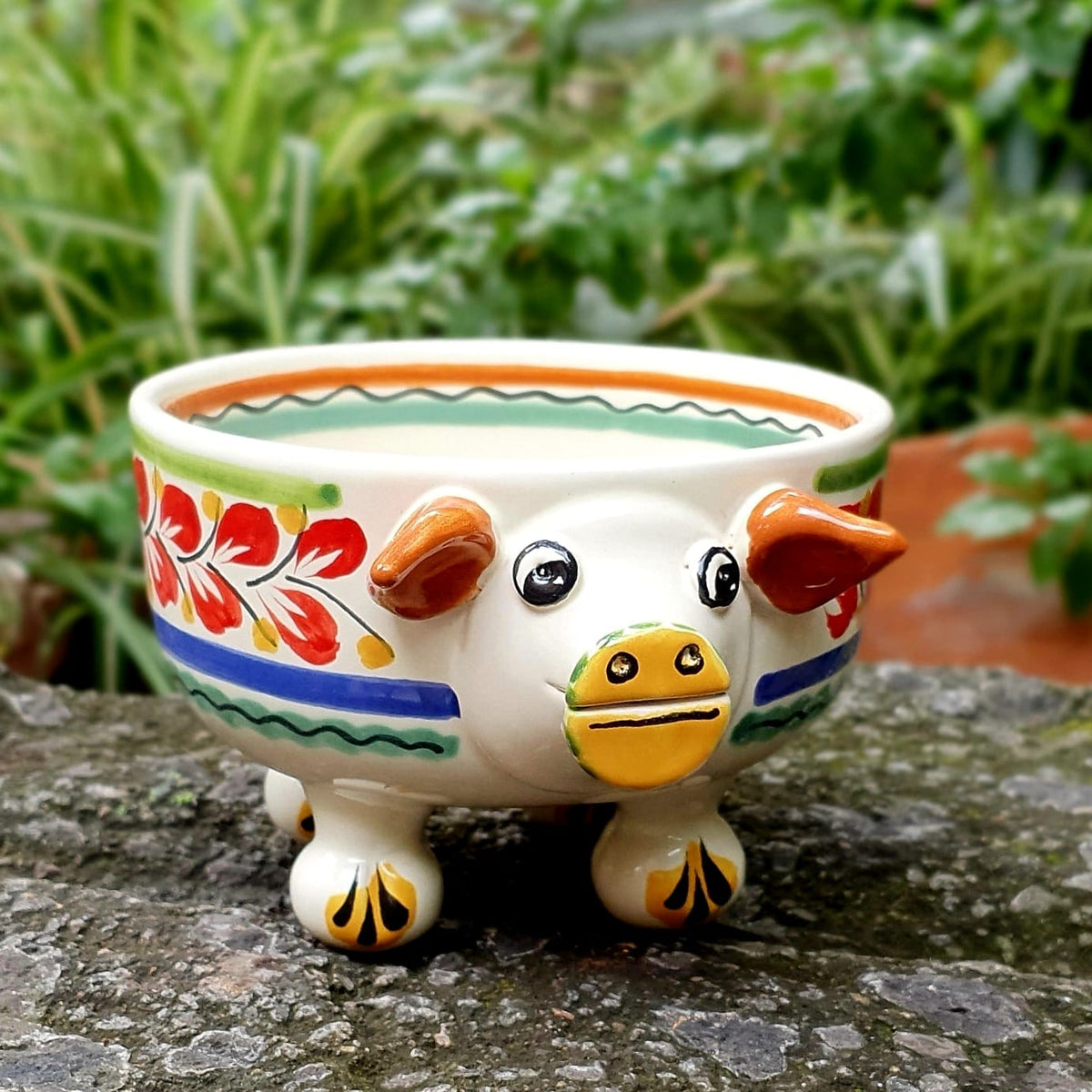 Pig Molcajete Bowl MultiColors
