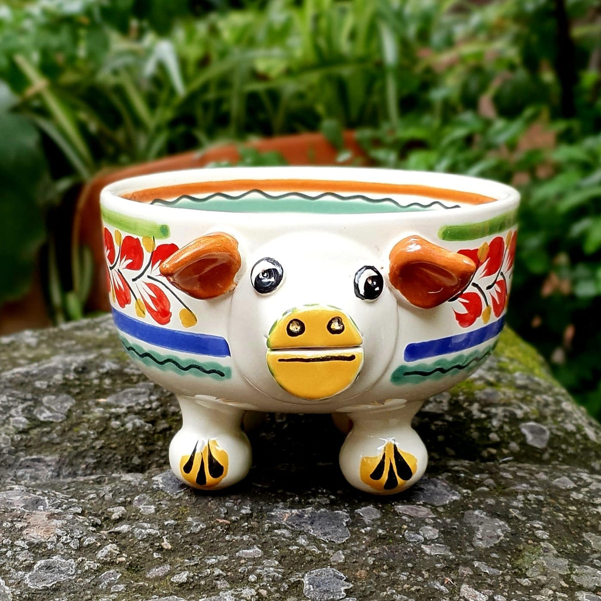 Pig Molcajete Bowl MultiColors