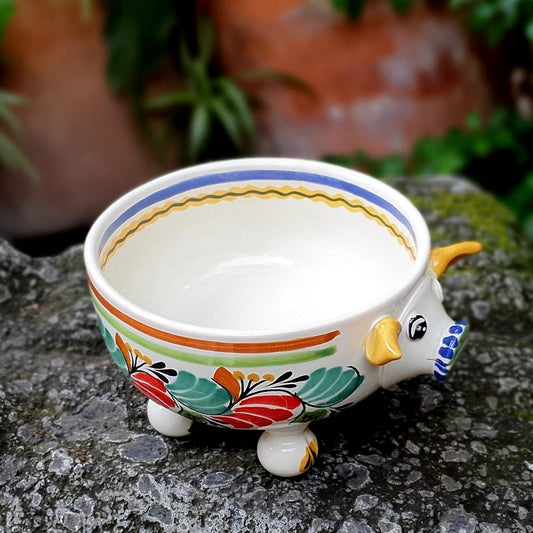 Pig Molcajete Bowl MultiColors