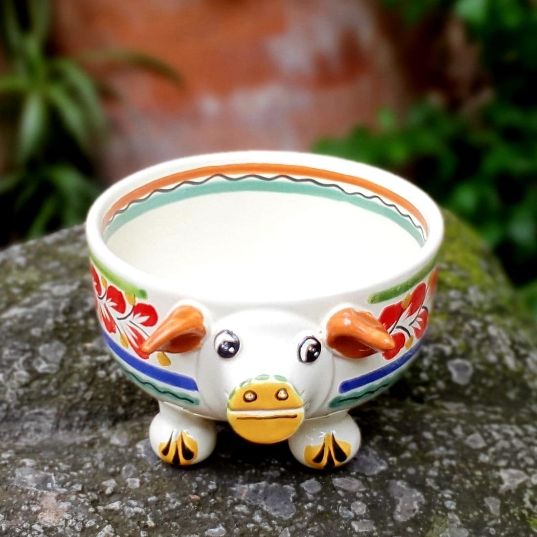 Pig Molcajete Bowl MultiColors