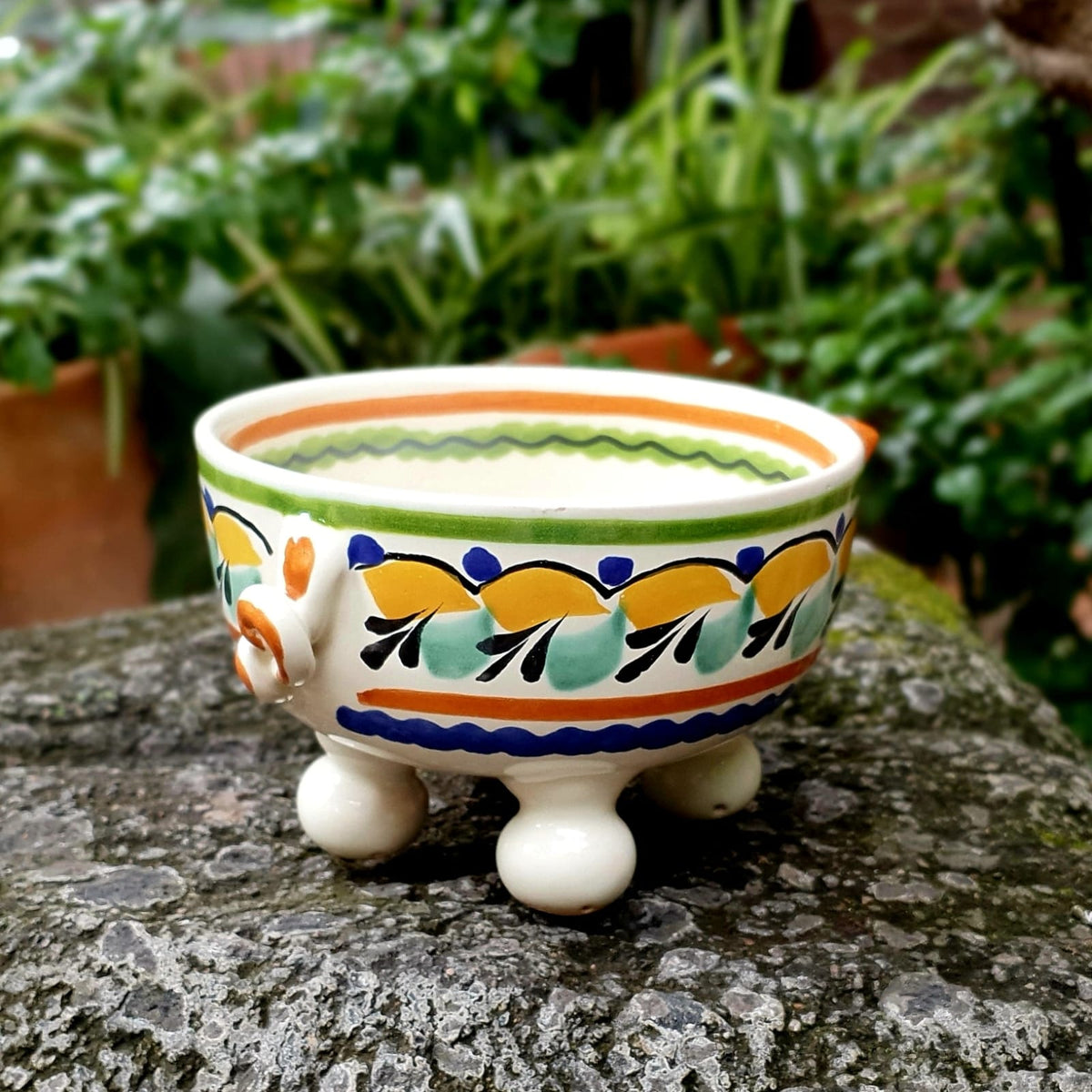 Pig Molcajete Bowl MultiColors