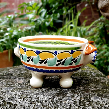 Pig Molcajete Bowl MultiColors