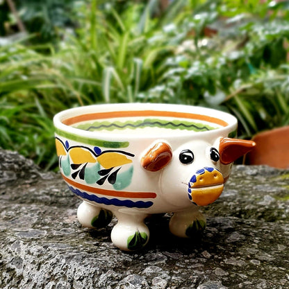 Pig Molcajete Bowl MultiColors
