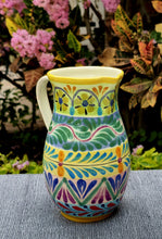 Milk Pitcher 33.8 Oz Set of 2 Happy Borders