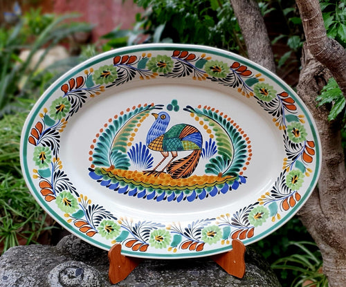 Turkey Decorative / Serving Oval Platter MultiColors