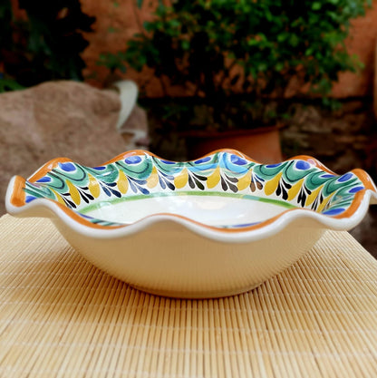 Rooster Flouted Pasta Bowl MultiColors