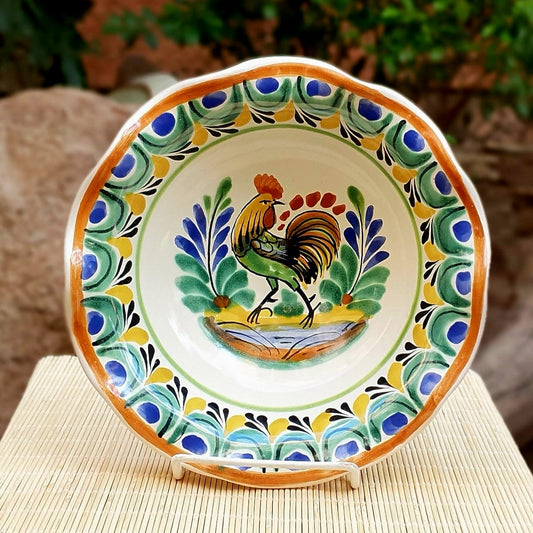 Rooster Flouted Pasta Bowl MultiColors