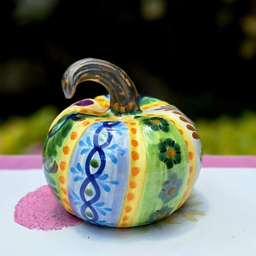 Calabaza De Cerámica Decorativa