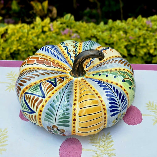 Calabaza De Cerámica Decorativa