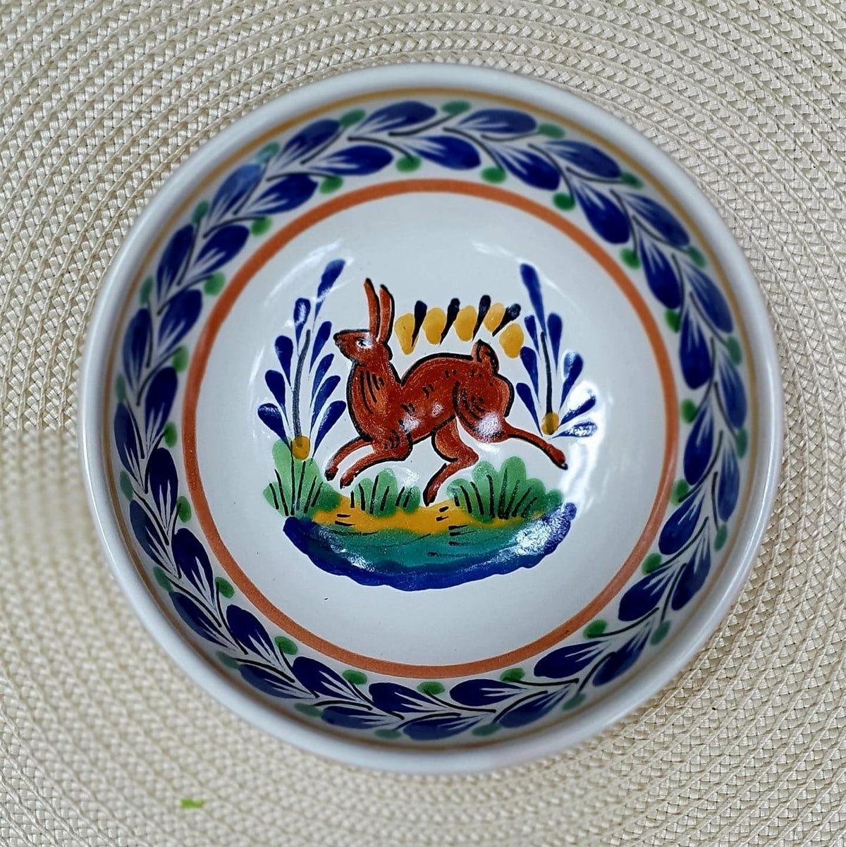 Rabbit Cereal/Soup Bowl 16.9 Oz MultiColors