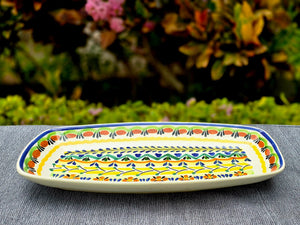 Tray Mini Rectangular Platter 14.6 X 7.1 in - Happy Borders