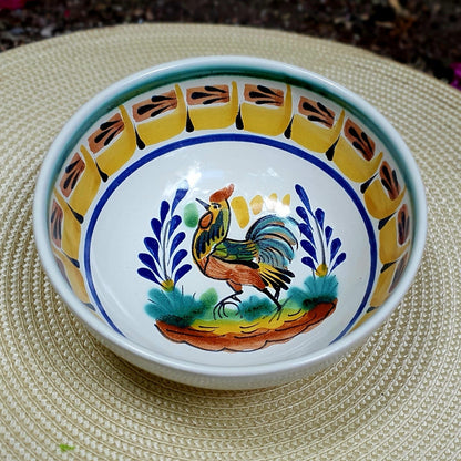 Tazón de sopa/cereal de gallo, 16,9 oz, multicolores 