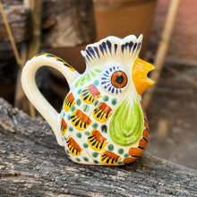 Rooster Creamer Pitcher 10 Oz Multicolors