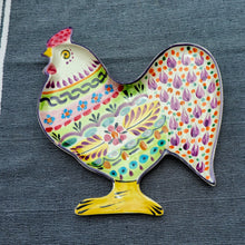 Rooster Snack Dish 10 X 9.8 " Set of 2 Happy Borders