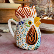 Rooster Water Pitcher 10" Height 54 Oz MultiColors