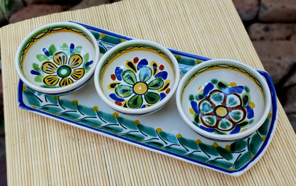 Flower Saucer Set (4 pieces) MultiColors