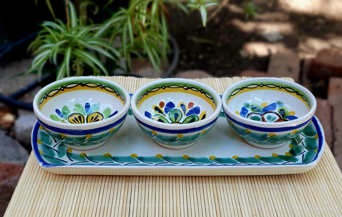Flower Saucer Set (4 pieces) MultiColors