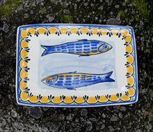 Sardines Tray / Rectangular Plate 9.8 X 6.7" MultiColors