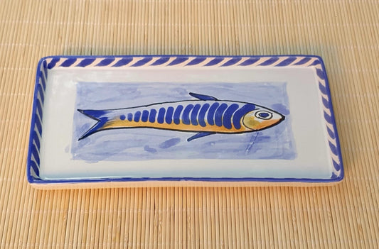 Sardines Rectangular Mini Tray 8.7 x 4.3 in MultiColors