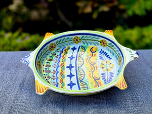 Turtle Salad Bowl 12 in L x 8.5 in W - Happy Borders