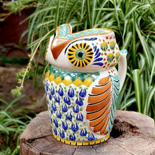 Owl Water Pitcher 8" Hight 84 Oz MultiColors