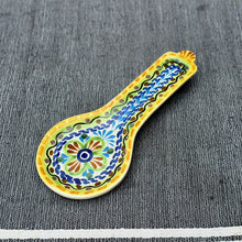 Flower Round Spoon Rest 9.1 x 3.7 in - Happy Borders MultiColors