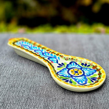 Flower Round Spoon Rest 9.1 x 3.7 in - Happy Borders